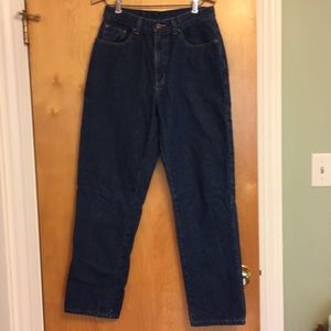 L.L. Bean Relaxed Fit Flannel Lined Jeans